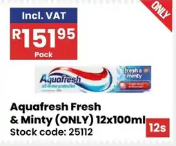 Africa Cash and Carry Aquafresh Fresh & Minty offer