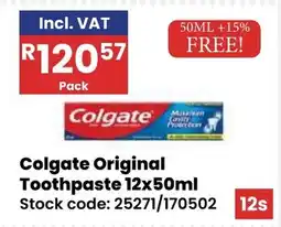 Africa Cash and Carry Colgate Original Toothpaste offer