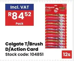 Africa Cash and Carry Colgate T/Brush D/Action Card offer