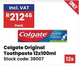 Africa Cash and Carry Colgate Original Toothpaste offer