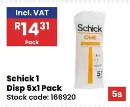 Africa Cash and Carry Schick 1 Disp offer