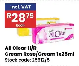 Africa Cash and Carry All Clear H/R Cream Rose/Cream offer