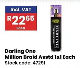 Africa Cash and Carry Darling One Million Braid Asstd offer