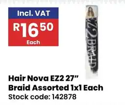 Africa Cash and Carry Hair Nova EZ2 27" Braid Assorted offer