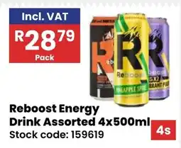 Africa Cash and Carry Reboost Energy Drink Assorted offer