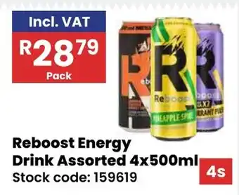 Africa Cash and Carry Reboost Energy Drink Assorted offer