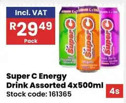 Africa Cash and Carry Super C Energy Drink Assorted offer