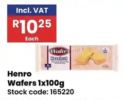 Africa Cash and Carry Henro Wafers offer