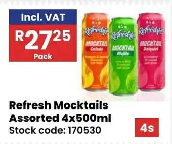 Africa Cash and Carry Refresh Mocktails Assorted offer