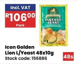 Africa Cash and Carry Icon Golden Lion L/Yeast offer