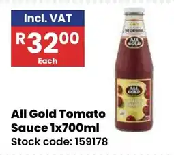 Africa Cash and Carry All Gold Tomato Sauce offer