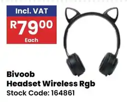 Africa Cash and Carry Bivoob Headset Wireless Rgb offer