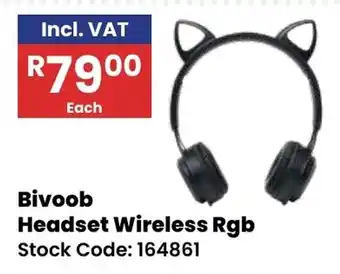 Africa Cash and Carry Bivoob Headset Wireless Rgb offer