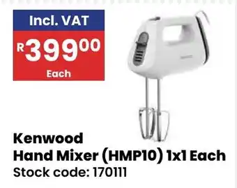 Africa Cash and Carry Kenwood Hand Mixer (HMP10) offer