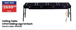 Africa Cash and Carry Voiling Table offer