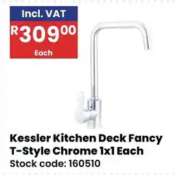 Africa Cash and Carry Kessler Kitchen Deck Fancy T-Style Chrome offer