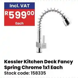 Africa Cash and Carry Kessler Kitchen Deck Fancy Spring Chrome offer