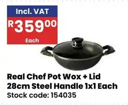 Africa Cash and Carry Real Chef Pot Wox + Lid offer