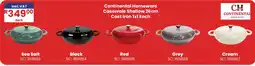 Africa Cash and Carry Continental Homeware Casserole Shallow offer