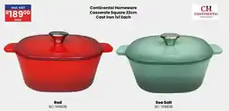 Africa Cash and Carry Continental Homeware Casserole Square offer