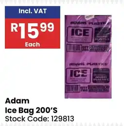 Africa Cash and Carry Adam Ice Bag 200'S offer