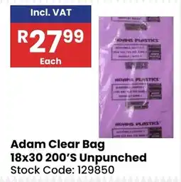 Africa Cash and Carry Adam Clear Bag offer