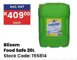 Africa Cash and Carry Blixem Food Safe 20L offer