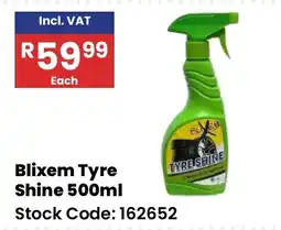 Africa Cash and Carry Blixem Tyre Shine offer