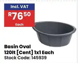 Africa Cash and Carry Basin Oval offer