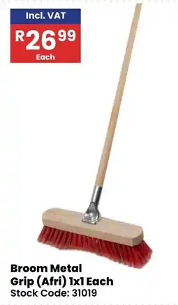 Africa Cash and Carry Broom Metal Grip (Afri) offer