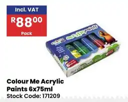 Africa Cash and Carry Colour Me Acrylic Paints offer