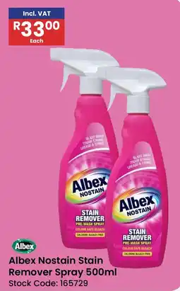 Africa Cash and Carry Albex Nostain Stain Remover Spray offer