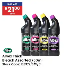 Africa Cash and Carry Albex Thick Bleach Assorted offer