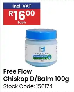 Africa Cash and Carry Free Flow Chiskop D/Balm offer