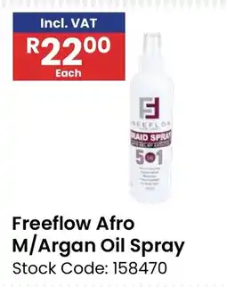 Africa Cash and Carry Freeflow Afro M/Argan Oil Spray offer
