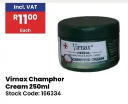 Africa Cash and Carry Virnax Champhor Cream offer