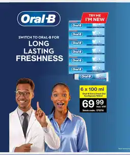 Africa Cash and Carry Oral-B Extra Fresh Gel Toothpaste offer