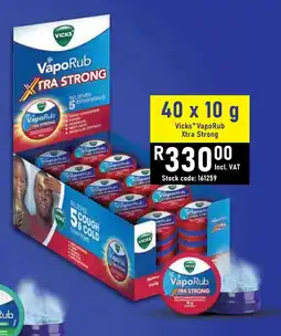 Africa Cash and Carry Vicks VapoRub Xtra Strong offer