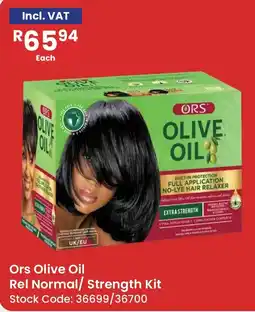 Africa Cash and Carry Ors Olive Oil Rel Normal/ Strength Kit offer