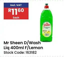 Africa Cash and Carry Mr Sheen D/Wash Liq 400ml F/Lemon offer