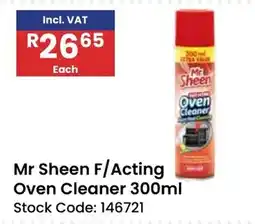 Africa Cash and Carry Mr Sheen F/Acting Oven Cleaner offer