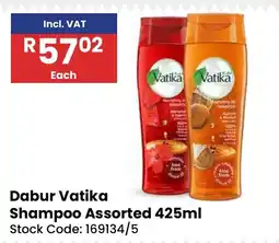 Africa Cash and Carry Dabur Vatika Shampoo Assorted offer