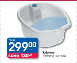 Clicks Safeway Vibrating Foot Spa offer