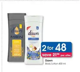 Clicks Dawn Body Lotion 400 ml offer