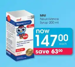 Clicks MNI NeuroVance Syrup 200 ml offer