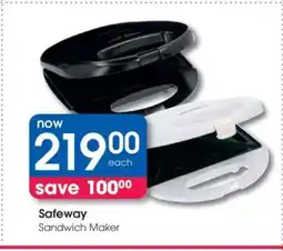 Clicks Safeway Sandwich Maker offer