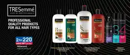 Clicks TRESemmé Haircare Products offer