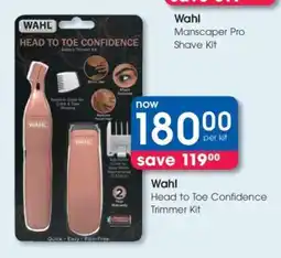 Clicks Wahl Head to Toe Confidence Trimmer Kit offer