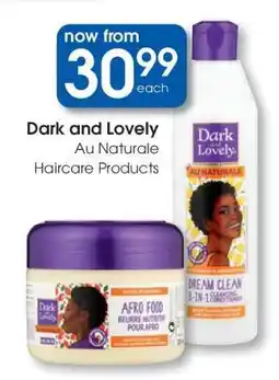 Clicks Dark and Lovely Au Naturale Haircare Products offer