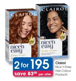 Clicks Clairol Nice’n Easy Hair Colour Products offer